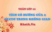 Tích có hướng của 2 vectơ là gì? Tính chất, Công thức tích có hướng của 2 vectơ và ứng dụng - Toán lớp 12
